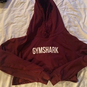 Cropped crest hoodie